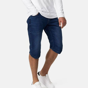 Nuevos Pantalones Cortos de Mezclilla para Hombre, Diseño Lavado Único, Estilo Urbano, Alta Calidad, Logotipo Personalizado OEM - Product Image 6