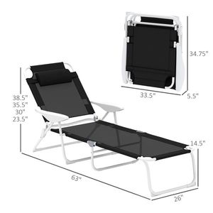Chaise longue confortable pour la détente en plein air - Product Image 2