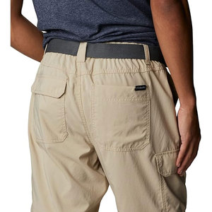 Pantalones de mezcla de algodón suave con cremallera convertible, de calidad duradera, ligeros, transpirables, de corte relajado, estilo moderno y urbano. - Product Image 5