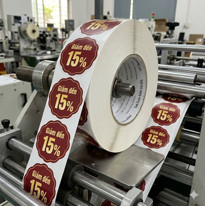Transparent Waterproof Strong Adhesive Decal Roll <b>Sticker</b> with Custom <b>Logo</b> OEM Vietnam Manufacturer Supplier Factory - Product Image 6
