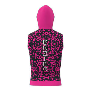 Sweat à capuche sans manches haute performance pour boxeurs – Idéal pour l'échauffement et l'entraînement – Mélange de coton doux – Garde vous prêts à l'emploi - Product Image 4