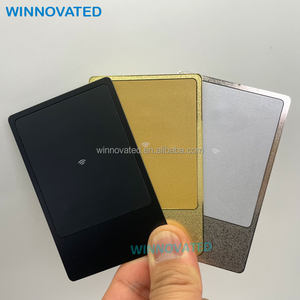 Tarjeta NFC <span class=keywords><strong>de</strong></span> Metal Plateado o Dorado <span class=keywords><strong>de</strong></span> Lujo Personalizada con Grabado para Membresía - Product Image 6