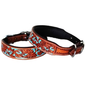 Western Cowboy <b>Leather</b> <b>Dog</b> <b>Collar</b> Premium Bulk Export Supplier from Divine International India - Product Image 2
