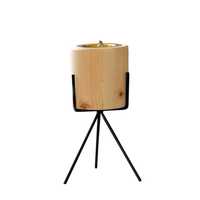 Elegante quemador de incienso Bakhoor de madera con soporte de metal para el hogar, regalo festivo para Ramadán y Eid, Mabkhara árabe Mubkhar para mesa.