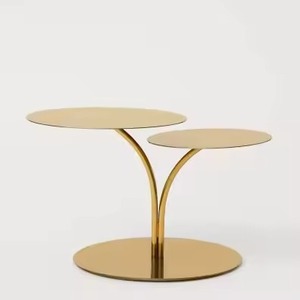Modern Living Metal 2 Tier Cake Stand Dessert Display Rack Cupcake Holder Event Table Decor - Product Image 1