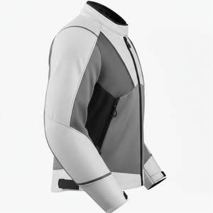Chaqueta de Motocicleta Unisex de Cuero Genuino con Cremallera, Hombros Acolchados, Talla Grande, Impermeable y Transpirable - Product Image 3