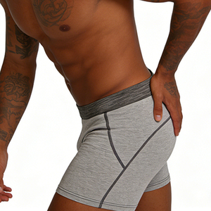 Calzoncillos Bóxer de Algodón Elástico Personalizados para Hombre, Paquete Múltiple, Tela Suave Premium, Transpirable y Cómoda, Oferta de Precio al por Mayor - Product Image 4