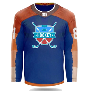 Tongues de hockey en feutre blanc, sweat à capuche de hockey sur glace, survêtement de hockey sur glace, pantalon de hockey sur glace, vêtements de sport Americana Patriotic Stars Stripes - Product Image 2