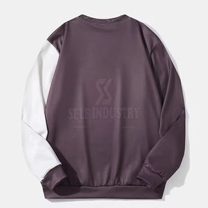 Sweat-shirts imprimés surdimensionnés pour hommes en coton molletonné, qualité supérieure, respirants et à séchage rapide, sans capuche - Product Image 2