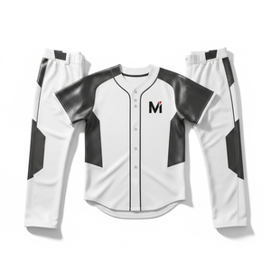 Custom Logo <b>Baseball</b> Jersey Sublimation Print Team Uniform <b>Set</b> High Quality Durable Fabric Personalized Sports Apparel Bulk - Product Image 1