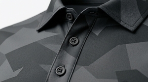 Polos transpirables para hombre con logo personalizado impreso, corte holgado / Polos lisos de manga corta de alta calidad para hombre - Product Image 4