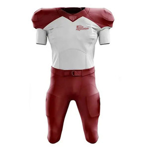 Uniforme américain léger et durable, fabriqué en polyester et en tissu mesh, adapté aux matchs de compétition - Product Image 1