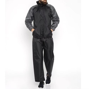 Windbreaker Tracksuits Fitness Wear Men's Solid Color Windbreaker Tracksuit With Pockets Lightweight Fabric Premium Tracksuit - Product Image 1