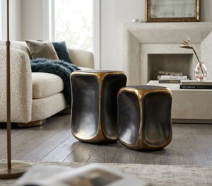 Mesas de Centro Modernas Apilables Favoritas de Instagram, Muebles Contemporáneos para Sala de Estar con Base de Metal - Product Image 3