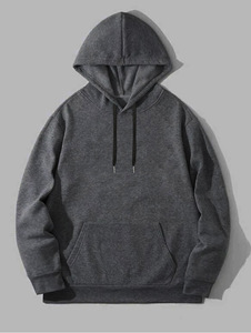 Sudadera con Capucha para Hombre, Personalizable con Logotipo, 500gsm, Poliéster y Algodón, Tallas Grandes, con Bolsillo, para Invierno, Disponible en Stock - Product Image 4