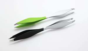 Pinzas de Cejas Profesionales de Doble Cara, Delgadas y Pulimentadas, de Acero Inoxidable de la Mejor Calidad - Product Image 4