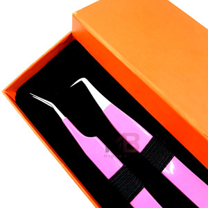 Pinzas para Pestañas al por Mayor, Proveedor Directo de Fábrica, Herramientas de Punta de Precisión para Técnicos de Belleza y Artistas de Pestañas - Product Image 6