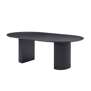 Modern Kitchen <b>Table</b> Solid <b>Top</b> Expandable <b>Dining</b> <b>Table</b> for Leisure for Apartment Home Kitchen Living Room or Office B - Product Image 1