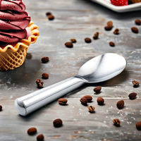 Accessoires de cuisine en alliage d'aluminium Kwang Hsieh, spatule à glace en métal, antiadhésive, écologique, de haute qualité