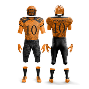 Uniformes de Fútbol Americano Personalizados por Sublimación, Logotipo Personalizado, Tela de 300g, Mangas Cortas, Opciones de Tallas Grandes - Product Image 2