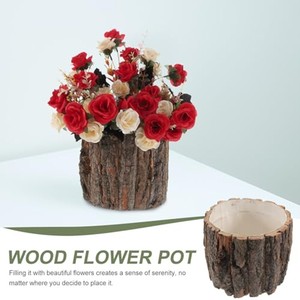 Acacia <b>Wood</b> wooden vases and flower pots OEM Custom Wholesale | Aqdus Saleem India - Product Image 5
