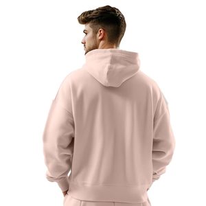 Sweat-shirts à capuche unis pour hommes, mode hiver, impression personnalisée, couleur unie, pull en velours, nouveau style - Product Image 3