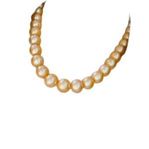 Collar de Perlas de Agua Dulce Gris Platino de 9-11 mm, Estilo Natural, Moderno y Versátil, Estilo Frío, Caja de Regalo, Certificado de Defectos - Product Image 5