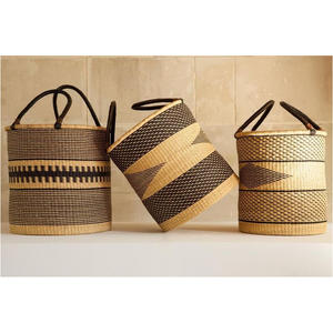 Eco Friendly Handwoven Natural Rattan Jute Storage <b>Basket</b> Yarn Weaving Design Customized Color Multi-Purpose <b>Large</b> Organizer for - Product Image 1