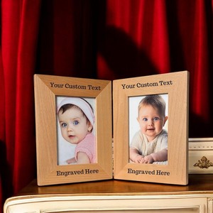 Assured Quality Wooden Photo <b>Frame</b> Rectangular Vertical Engraved Handmade Tabletop Classic - Product Image 2