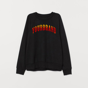 Sudadera con capucha oversize de forro polar Y2K para mujer, negra, de cuello redondo, teñida con hilo, con hombros caídos, para invierno - Product Image 1