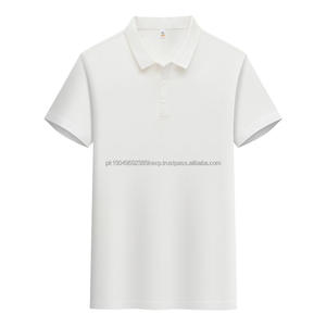Camisetas Polo Blancas Lisas 100% Algodón para Hombre, Camisetas Polo Personalizadas con Logotipo Bordado, Camiseta Polo de Golf, Ropa de Trabajo Unisex para Mujer - Product Image 3