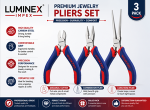 <b>Long</b> <b>Nose</b> Stainless Steel Lightweight Jewelry Making Pliers - Product Image 6