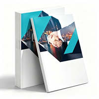 Impression de catalogue de produits en papier kraft avec couverture rigide personnalisée, brochure de marketing d'entreprise, profil d'entreprise, livre