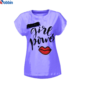 Camiseta Personalizada para Mujer, Camiseta Lisa para Mujer, Impresión Personalizada, 100% Algodón, Camisetas Lisas, Camisetas con Gráficos para Mujer - Product Image 3