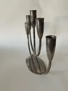 Bougeoirs décoratifs personnalisés en métal, bougeoirs en métal, nouveau design, présentoir pour bougies de table - Product Image 2