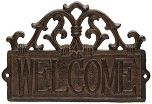 Home Sweet Home Brass <b>Wall</b> Plaque Rustic Decor Entryway Sign Rectangle Shape <b>Letter</b> Design - Product Image 6