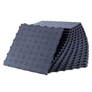 Confezione da 50 Piastrelle Incastrabili 12 X 12 X 0,53 Pollici per Pavimento del Garage, Antiscivolo con Texture su Entrambi i Lati, in PP per Miglioramento Pavimento Garage - Product Image 2