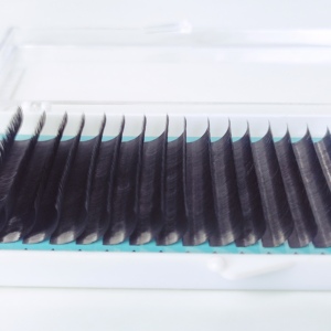 Fournisseur vietnamien d'extensions de cils noir mat faits à la main doux et volume 0.15mm d'épaisseur pour le maquillage - Product Image 4