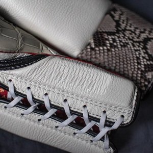 Guantes de Boxeo de Cuero Vacuno Premium con Soporte de Muñeca de Gancho y Bucle, Agarre Antideslizante, Transpirables y que Absorben la Humedad para Combate Profesional - Product Image 6