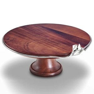 Attractive Design Metal Cake Stand With Antique Color for Birthday Party Celebration Vintage Rounded Cake Platter Two Tier - Product Image 4