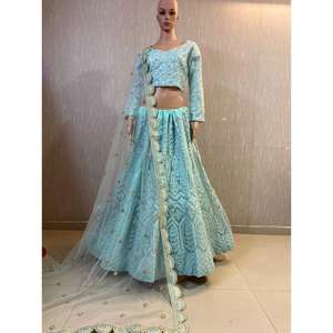 Tenue de soirée Lehenga Choli avec Dori et Zari Travail Taille 2XL - Product Image 2