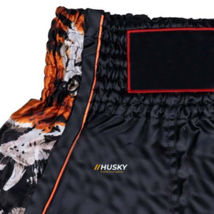 Pantalones Cortos de Punto Satinado de Color Azul Marino para Hombre, Cintura Media, Elásticos, de Secado Rápido, Casuales, 100% Poliéster, HUSKY SPORTSWEAR HSW-20008 - Product Image 4