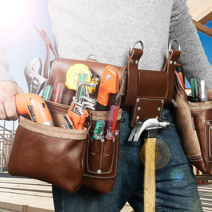 Las Mejores Ofertas, Cinturón/Bolsa/Estuche de Herramientas de Cuero 100% Real para Carpinteros y Construcción a Precios de Mayoreo - Product Image 5
