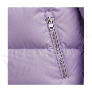 Hooded Waterproof <b>Bubble</b> Thick Quilted Jacket Women's Winter Windproof Polyester Wadding Full Sleeve Regular Length Zipper - Product Image 5