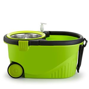 Exclusive rider <b>mop</b> plastic spinner rotating floor cleaning bucket set easy wring household cleaning <b>mop</b> system - Product Image 6