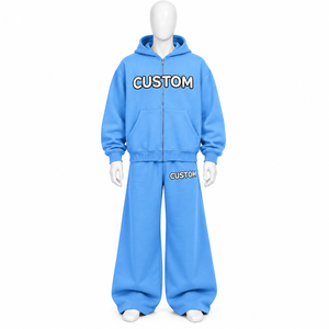 Nuevo Diseño Personalizado, Chándal de Invierno Informal con Capucha, Ecológico, Bordado e Impreso, para Hombre, 100% Algodón Grueso - Product Image 2