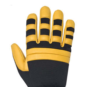 Guantes de Seguridad de Piel de Oveja Amarilla, Diseño 2026, Antideslizantes, Resistentes al Desgaste, Transpirables, Resistentes a Cortes, para Trabajo Pesado - Product Image 3