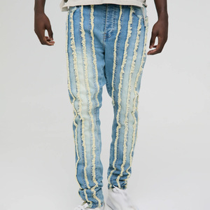 Jeans déchirés en gros, jeans délavés, jeans décontractés, jeans urbains, fournisseur de marques personnalisées, marché américain - Product Image 2