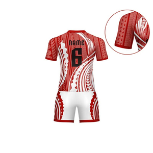 Meilleurs uniformes de volley-ball respirants et à séchage rapide pour hommes et femmes, logo personnalisé imprimé, ensemble de vêtements de sport de haute qualité - Product Image 2
