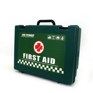 Botiquín de primeros auxilios de fábrica para el lugar de trabajo: suministros médicos esenciales, estuche de plástico duradero, montaje en pared para almacenes - Product Image 2